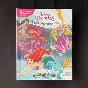 Disney Princess Great Adventures My Busy Books - Red, Purple, Yellow